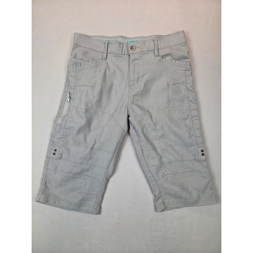 Projek Raw Acti-Flex Mens sz 32 Grey‎ Textured Multi-Pocket Stretch Cargo Shorts